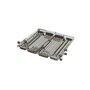 AHB73129404 dishwasher rack with metal grid design and adjustable tines for flexible dish loading