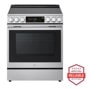 26 cu. ft. Counter-Depth Instaview Craft Ice French Door Refrigerator with Slide-in Electric Range and Top Control Dishwasher Kitchen Package in Stainless Steel
LRYKC2606S_LSEL6337XE_LDNTH753S
