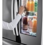 26.5 cu. ft. Smart Mirror InstaView® Counter-Depth MAX French Door Refrigerator 