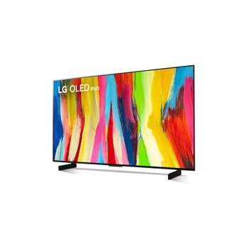LG 42 Inch Class C2 AUA series OLED evo 4K UHD Smart webOS 22 w/ ThinQ AI TV
