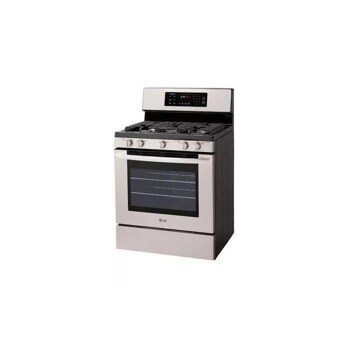 5.4 cu. ft. Capacity Gas Single Oven Range with Oval Burner and Griddle