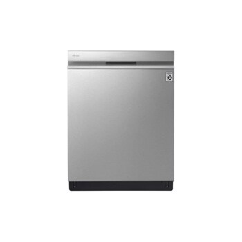 Front view of the Top Control Dishwasher with QuadWash™ and TrueSteam® - LDP7808SS. 