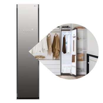 LG Styler® Smart Steam Closet with 3 Hangers - Mirror S3MFBN
