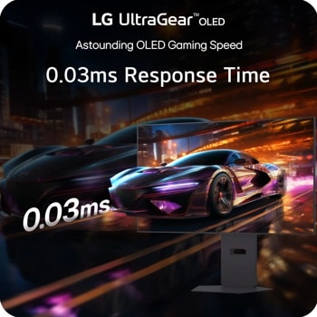 32 Inch UltraGear™ OLED Dual Mode 4K UHD 240Hz or FHD 480Hz 0.03ms G-Sync Compatible Gaming Monitor with USB Type-C