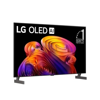 LG OLED AI TV OLED48B6GUA Worlds No. 1 OLED TV for 13 Years - Side Angle