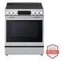 LG LF29H8330S_LSEL6335XE_LDNPM654S Electric Range with  America’s Most Reliable badge Front View