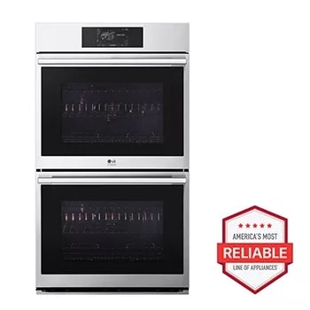 LG STUDIO 9.4 cu. ft. Smart  InstaView® Electric Double Built-In Wall Oven with Air Fry & Steam Sous Vide1