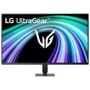 LG 32G403B-B UltraGear Gaming Monitor with colorful abstract graphics on screen - Front View