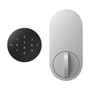 TMCDD15S smart door lock with circular keypad and silver deadbolt mechanism