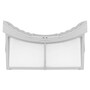 LG ADQ55998601 dryer lint filter with dual mesh screens and curved handle design