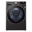 LG WM4000HBA Front Load Washer with TurboWash and control panel - Front View