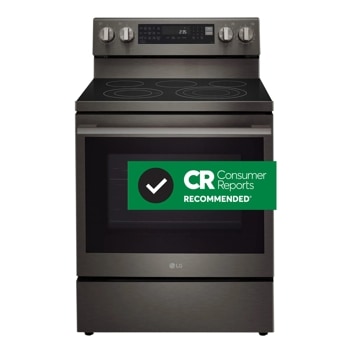 LG LREN6325ZE Range with Consumer Reports Recommended Badge - Front View1