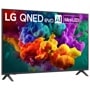 55-Inch LG QNED evo AI Mini LED 4K TV 55QNED84BUA displaying vibrant colors - Side Angle
