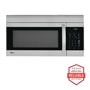 Front view of the 1.7 cu. ft. Over-the-Range Microwave Oven with EasyClean® - LMV1764ST. Includes a graphic logo that says, Brought to you by America’s Most Reliable Line of Appliances.