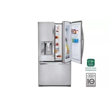 29 cu. ft. Ultra Capacity Door-in-Door® 3-Door French Door Refrigerator w/Dual Ice Makers