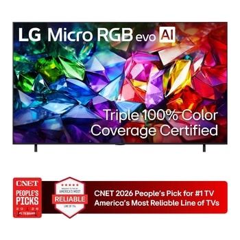 LG 86MRGB95BUA 86" 4K Micro RGB evo Smart TV
