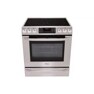 LG Studio - 5.4 cu. ft. Capacity Electric Slide-in Oven Range with Dual True Convection System