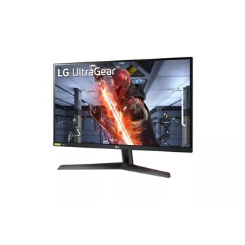 Right side view of the 27 Inch LG UltraGear (27GN800-B) gaming monitor with 144Hz refresh rate and 1ms (GtG) response time