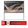 77-Inch LG SIGNATURE OLED T 4K OLED TV OLED77T6PUA with Worlds No.1 OLED TV for 13 Years badge and CNET 2026 Peoples Pick for #1 TV Americas Most Reliable Line of TVs badge