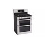 6.1 cu. ft. Capacity Gas Double Oven Range with 4 Sealed Gas Burners