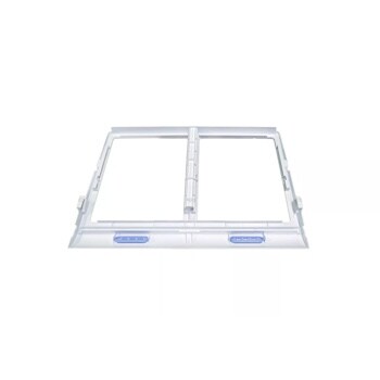Front view of the LG Refrigerator Drawer Cover - 3551JJ1005X. 