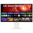 LG 37U730SA-W Smart Monitor with webOS interface displaying streaming apps and content categories