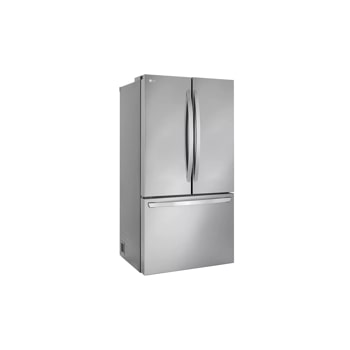 27 cu. ft. counter-depth max french door refrigerator left side angle view