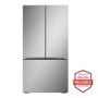 LG LRFLC2716V French Door Refrigerator with Brought to You by Americas Most Reliable Line of Appliances badge - Front View