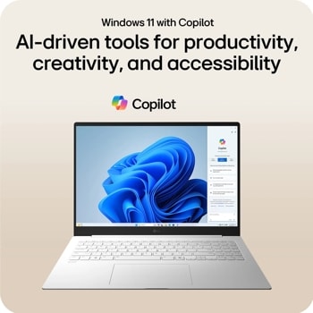 Windows 11 with Copilot
Al-driven tools for productivity, creativity, and accessibility
Copilot
gram
709
Sury
Search
LG
More
Copilot
with Bing Chat
Choose a conversation style
MON
Me
More are some things Copilot can help you do
Where do people travel for inary
Tum on dark mode
Em looking for handmade furniture for
Create a table that helps me plan meals
for the next two weeks
Windows Copilot is powered by Al Surprises and mistakes are possible-check the facts and send feedback to help us improve
Ask me anything.