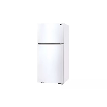 20 cu. ft. top freezer refrigerator right side angle view 