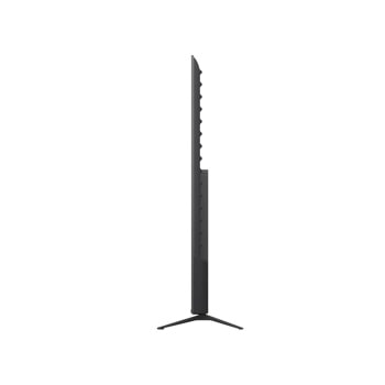 85-Inch LG 4K UHD TV 85NU850BPUA - Side Profile showing ultra-slim design with sturdy base stand