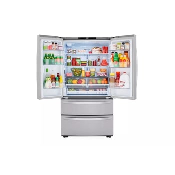 LG LRFS28XBS 36 Inch PrintProof Stainless Steel French Door Refrigerator