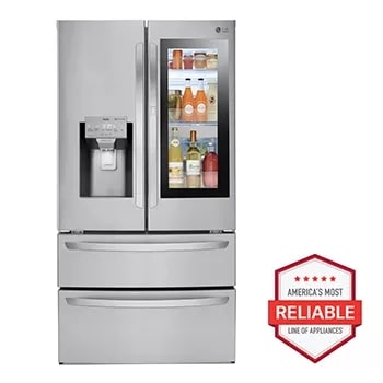 36″ LG LRMXS2806S 27.8 cu. ft. French Door Smart Refrigerator