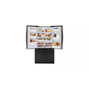 Ultra-Large Capacity 3 Door French Door Refrigerator with Smart Cooling