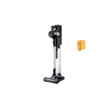 lg a9 cordzero vacuum right side angle view with battery