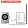 Front Load Dryer Dimensions