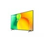 LG 70 Inch Class NANO75 UQA series LED 4K UHD Smart webOS 22 w/ ThinQ AI TV