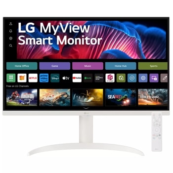 27" MyView Smart Monitor 4K UHD IPS with webOS and USB Type-C™