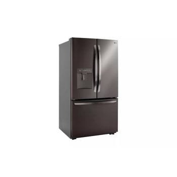 29 cu. ft. french door refrigerator left side angle view