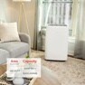 10,000 BTU (SACC) / 14,000 BTU (ASHRAE) DUAL Inverter Smart Portable Air Conditioner LP1022FVSM