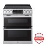 LG STUDIO 7.3 cu. ft. Double Oven Induction Slide-in Range with Probake® Convection and Air Fry 