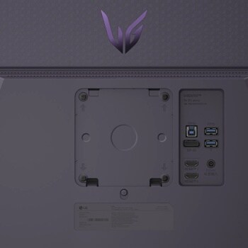 LG 27G810A-B 27 Monitor – Back View with Ports