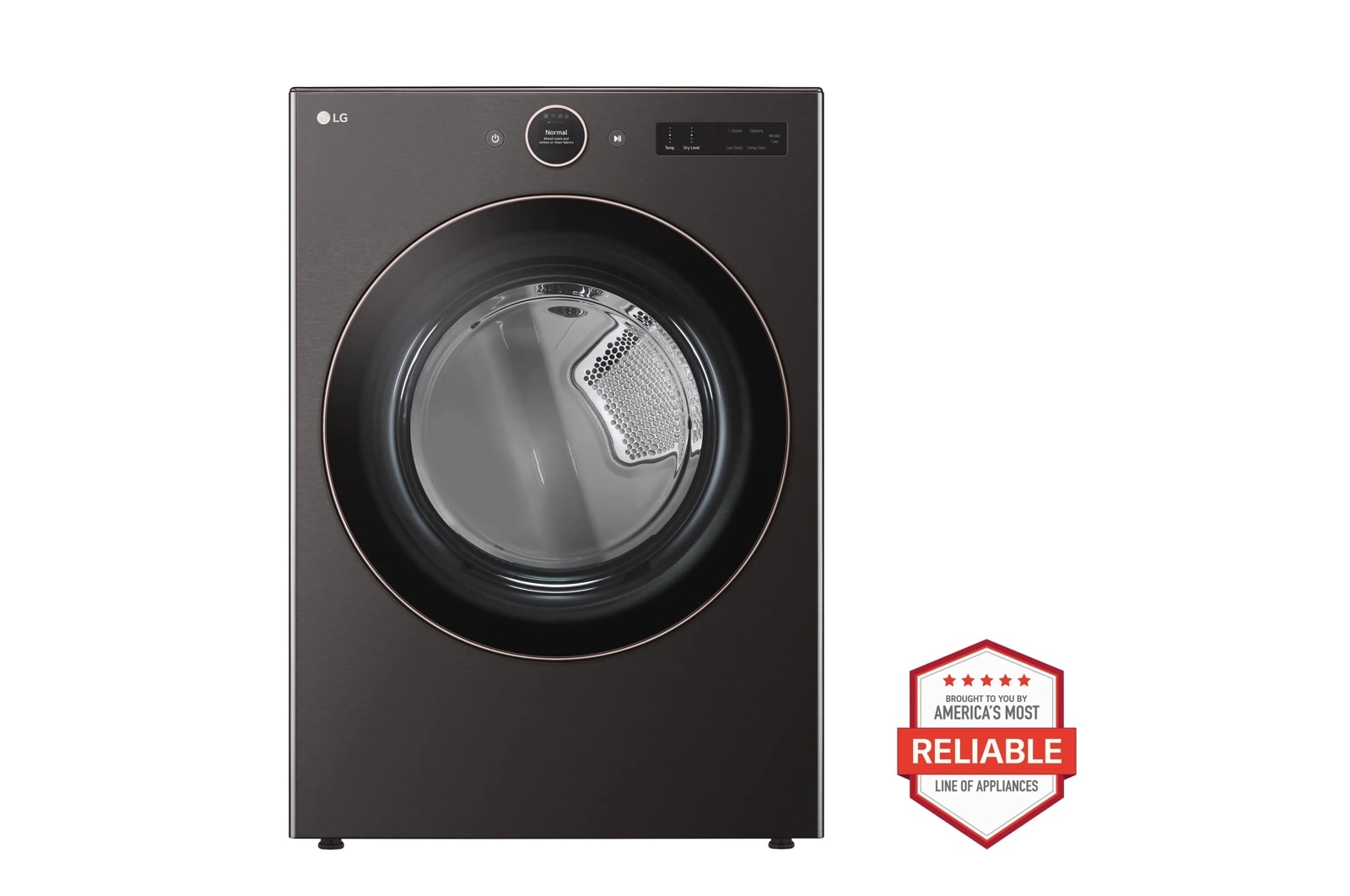7.4 cu. ft. Smart Front Load Electric Dryer with AI Sensor Dry & TurboSteam™ Technology