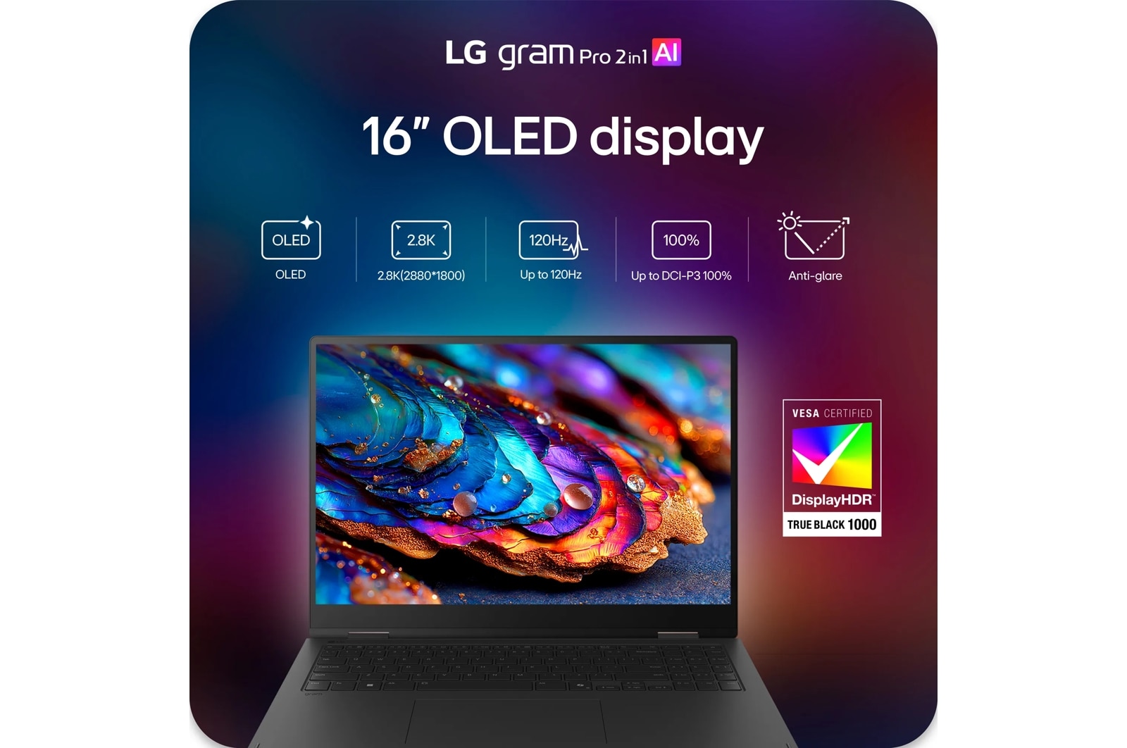 LG Gram Pro 2-in-1 16 (16T95TP), цвет: Чёрный — фото 5