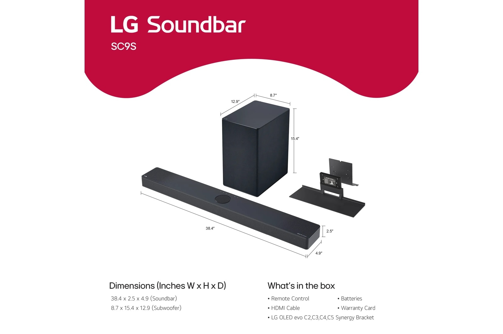 ★ SoundBar SC9 ★(店頭展示未使用品) LGエレクトロニクス