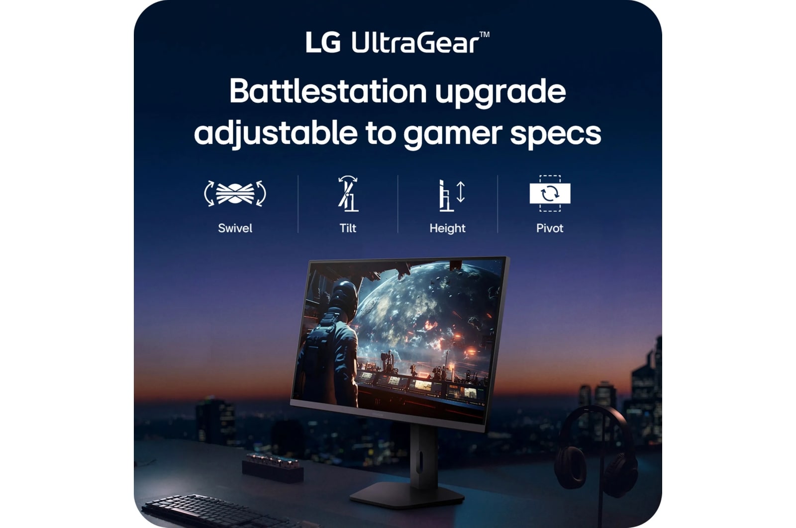 LG 27 Inch UltraGear QHD 1440p IPS 200Hz 1ms AMD FreeSync Gaming Monitor (27G61ZB-B), цвет: Qhd (2560 X 1440) — фото 6
