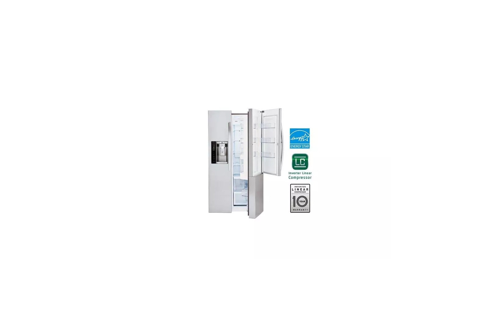 LG LSXS26386S: Side-By-Side Door-in-Door Refrigerator | LG USA