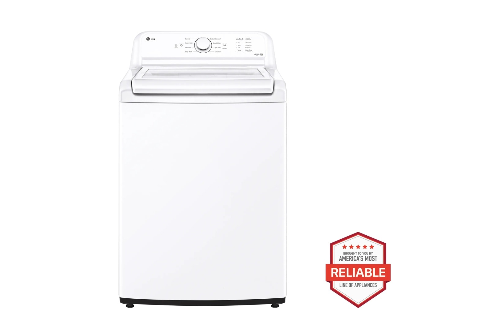 4.1 cu. ft. Top Load Washer with 4-Way Agitator® and TurboDrum™ Technology