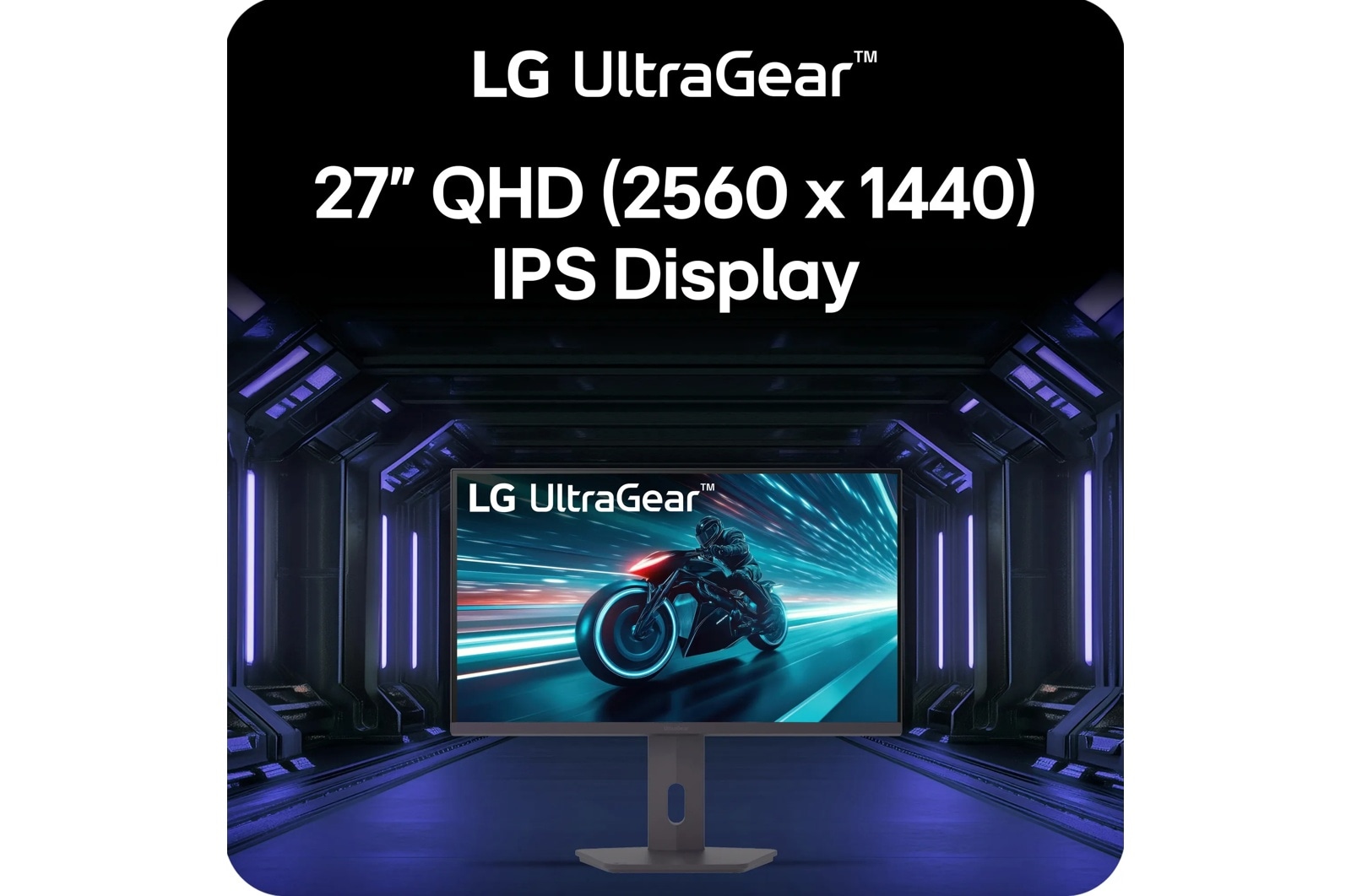 LG 27 Inch UltraGear QHD 1440p IPS 200Hz 1ms AMD FreeSync Gaming Monitor (27G61ZB-B), цвет: Qhd (2560 X 1440) — фото 2