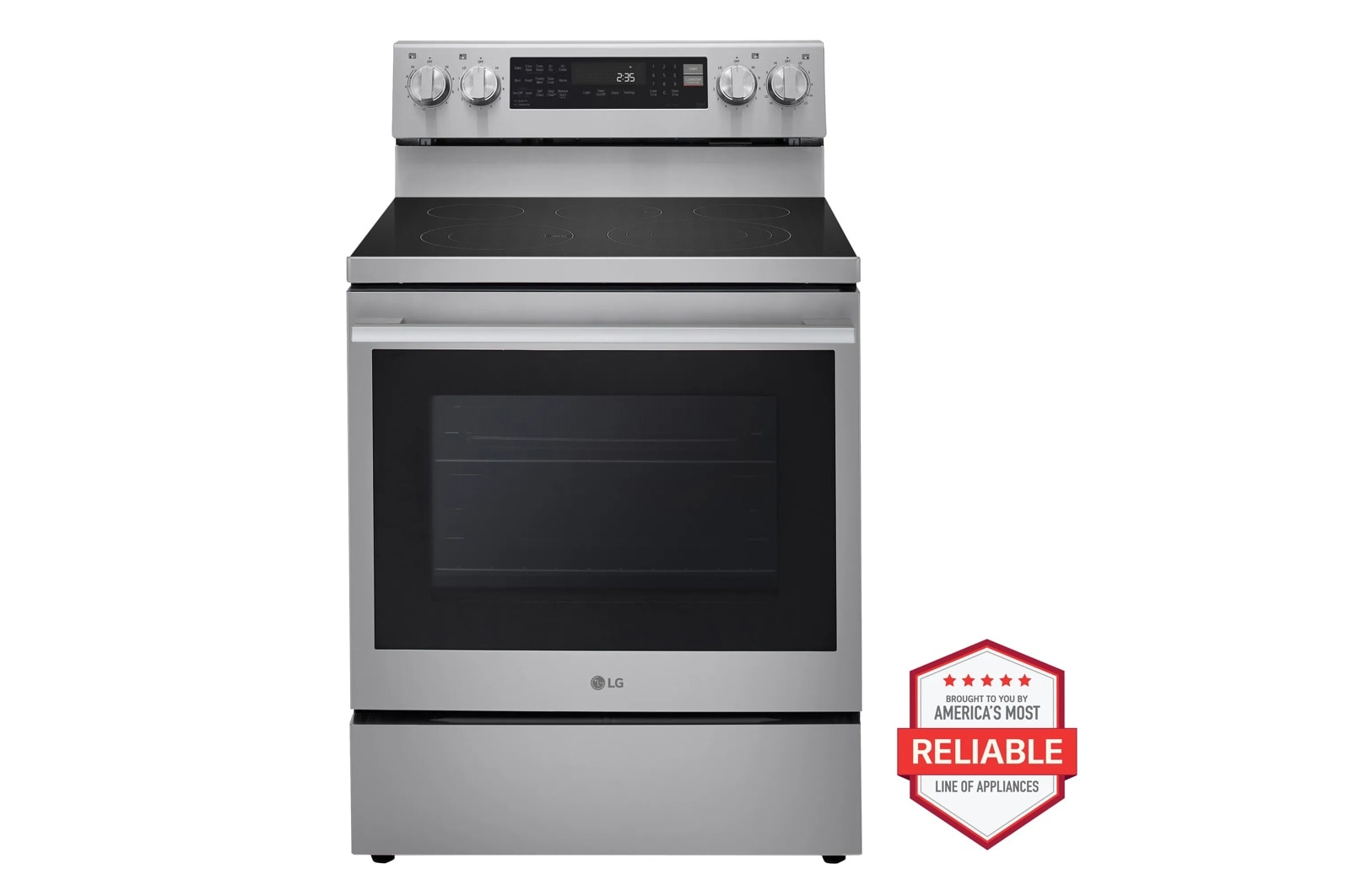 6.3 cu. ft. Smart Wi-Fi Enabled ProBake Convection® Electric Range with Air Fry & EasyClean®